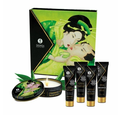 Zestaw akcesoriów - Shunga Geishas Secret Kit Green Tea